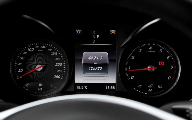 Mercedes-Benz Klasa C cena 129900 przebieg: 125700, rok produkcji 2017 z Modliborzyce małe 631